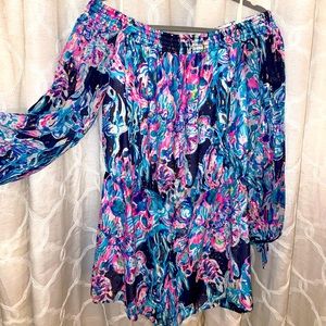 Long Sleeve Lilly Pulitzer Sparkly Romper